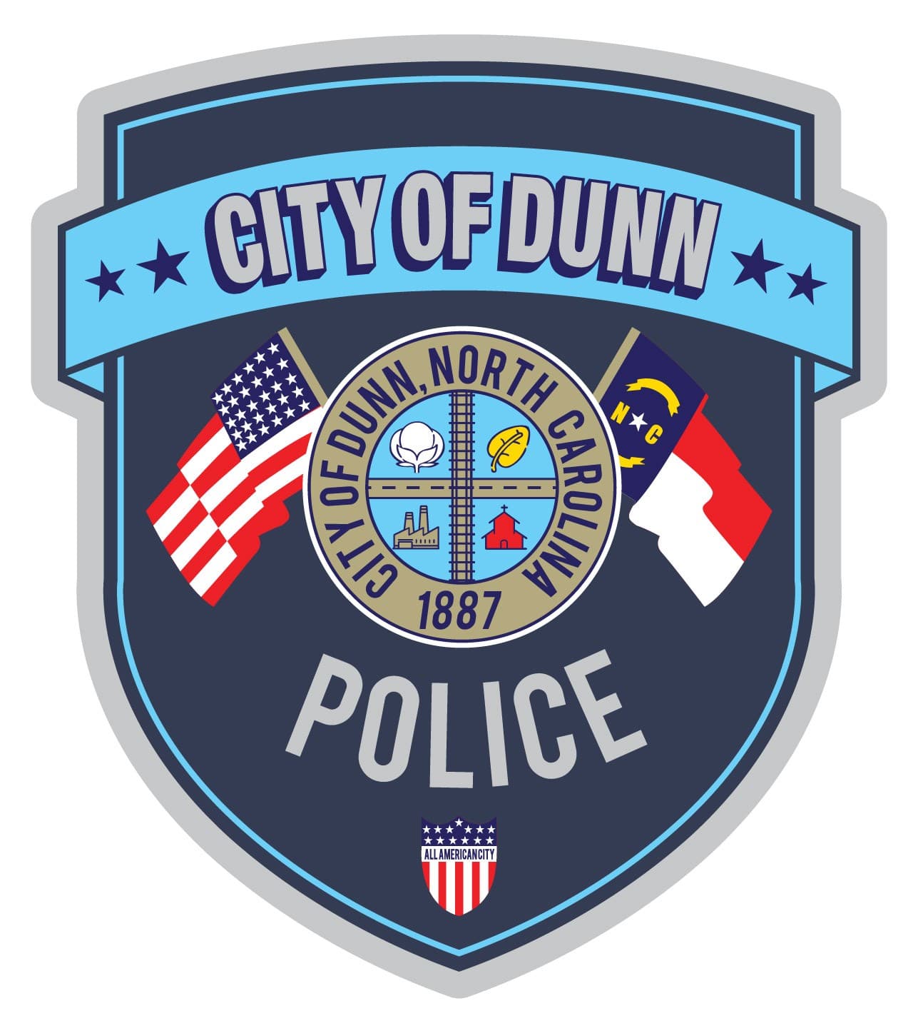 City of Dunn Police Department uniform patch